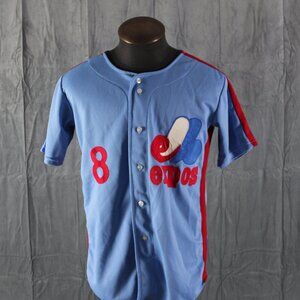 Montreal Expos Jersey (VTG) - Gary Cater by Ravens Knit - Men's Large